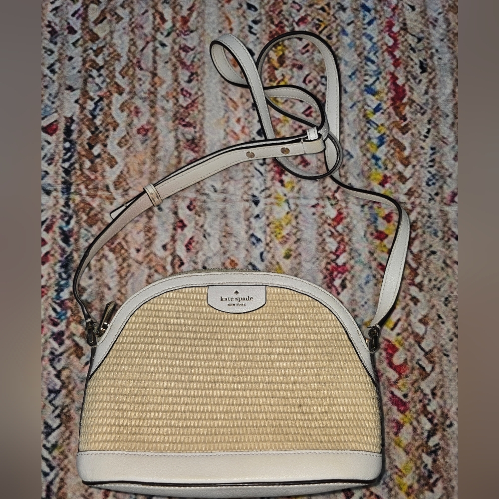 Kate Spade New York Sylvia Straw Dome Bag